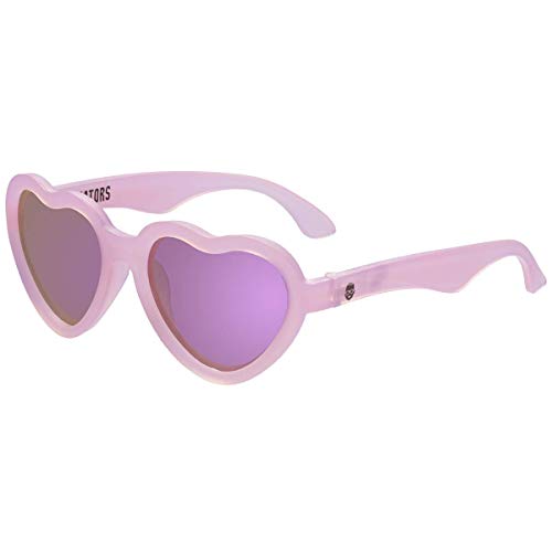 Babiators Blue Series Polarized UV Protection Children's Sunglasses, Pink Transparent - Ages 0-2Y