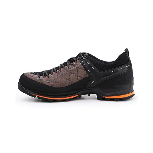 Salewa MTN Trainer 2 Approach Shoe - Men's Wallnut/Fluo Orange 9.5