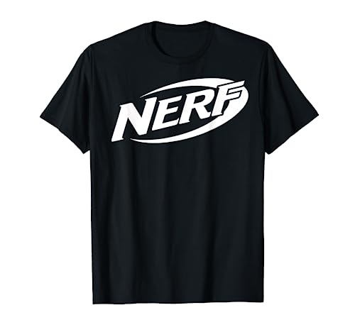 Nerf Simple White Retro Logo T-Shirt