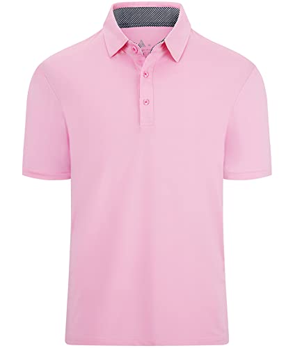 ZITY Mens Polo Shirt Short Sleeve Sports Golf Tennis T-Shirt 169-Pin-XL