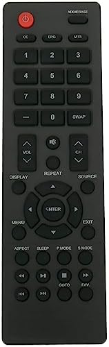 New KT1744-HG2 Replace Remote Control Compatible with Polaroid TV 32GSR3000 40GSR3000 50GSR3000