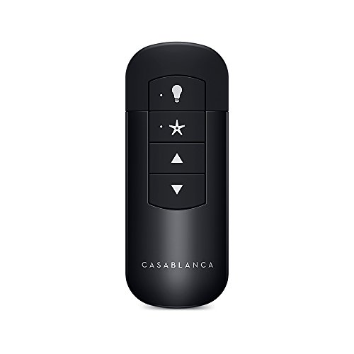 Casablanca 99198 Casablanca Handheld Remote, Black, 5.3x2x2.7, 5 Watts