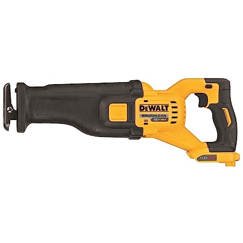 DEWALT FLEXVOLT 60V MAX* Reciprocating Saw, Cordless, Tool Only (DCS389B)