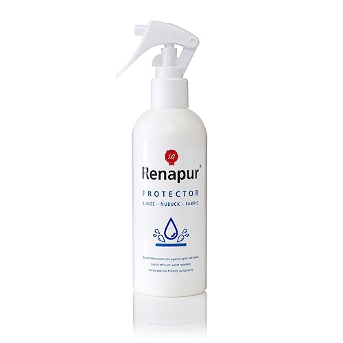 Renapur Suede, Nubuck, Fabric Waterproofing/Stain Protection — Eco-Friendly, Non-Toxic, for Shoes, Boots, Trainers & Clothing (8.5 fl.oz)