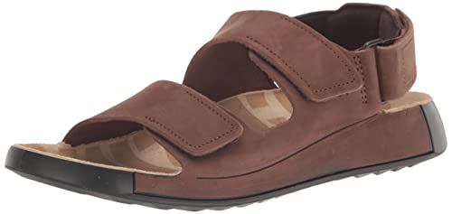 ECCO Men's Cozmo Three Band Ankle Sandal, Cocoa Brown, 10-10.5