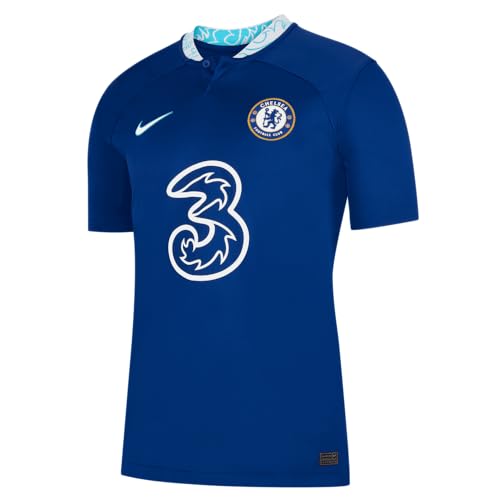 Nike 2022-2023 Chelsea Home Football Soccer T-Shirt Jersey Blue