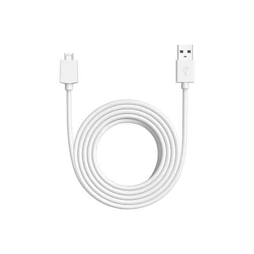 Ring 10 ft USB-A to Micro USB Power Cable for Indoor Cam - White