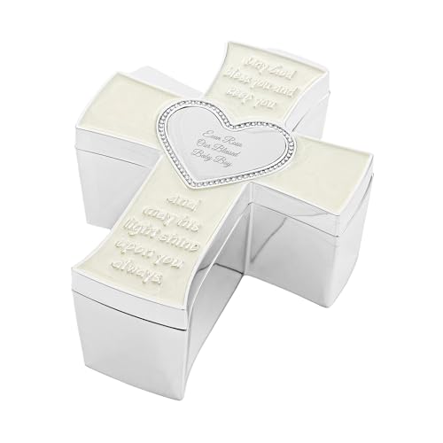 THINGS REMEMBERED Engraved Cross-Shaped Keepsake Box (Free Customization)