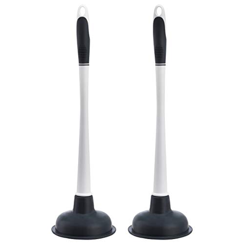 Amazon Basics Plunger - 2-Pack (Previously AmazonCommercial brand)