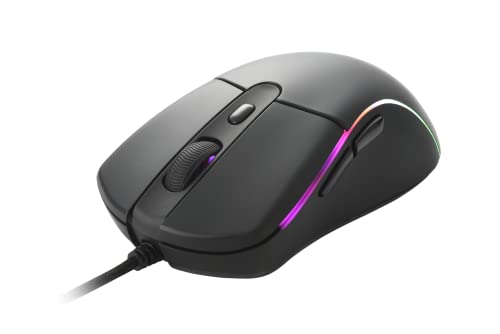 i-rocks M40E Esports Grade Ultralight 62g Performance Gaming Mouse with D2FC-F-K(60MN) Micro Switches, PMW 3389 Optical Sensor (Up to 16,000 DPI) & RGB Lighting