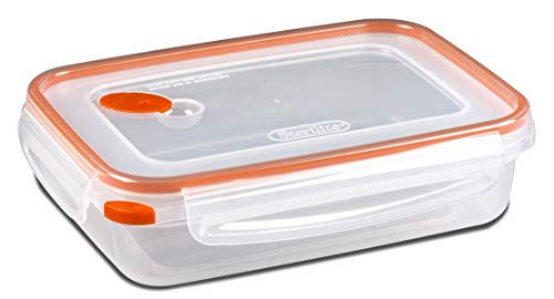 STERILITE 3211106 5.8C RectFood Container, 1 EA, Plastic