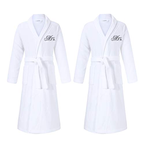 Romance Helpers Mrs & Mrs Lesbian Gifts | Set of 2 Mrs and Mrs Robes