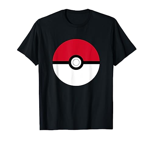 Pokémon Poké Ball Vintage Classic Red & White Logo T-Shirt