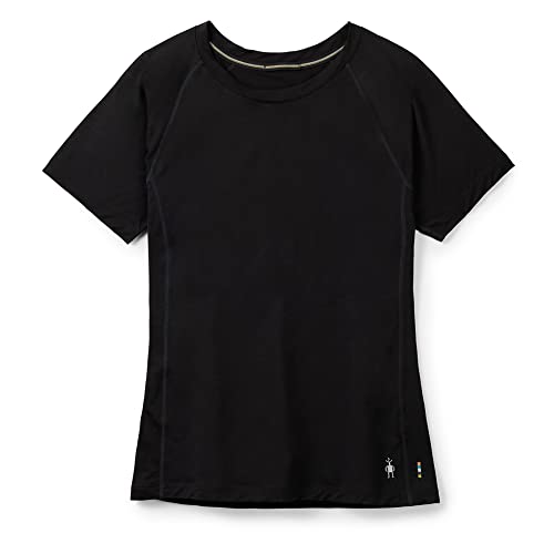 Smartwool SW016587001L Women's Merino Sport 120 Short Sleeve Black L