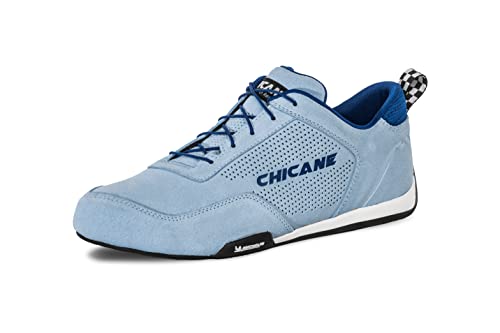 Chicane Womens Speedster Performance Low Top Motorsports Car Driving Racing Shoe, Light Blue, Size 9