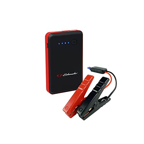 Schumacher Electric SL1638 Lithium Portable Power Pack and Jump Starter for Car, Motorcycle, Truck, and Boat Batteries, 800 Amps, 12 Volt, Red and Black, 1 unit