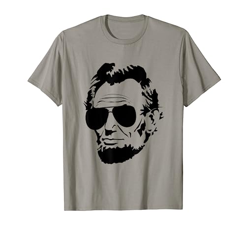 Abe Lincoln Funny Abraham Lincoln Portrait with Sunglasses T-Shirt