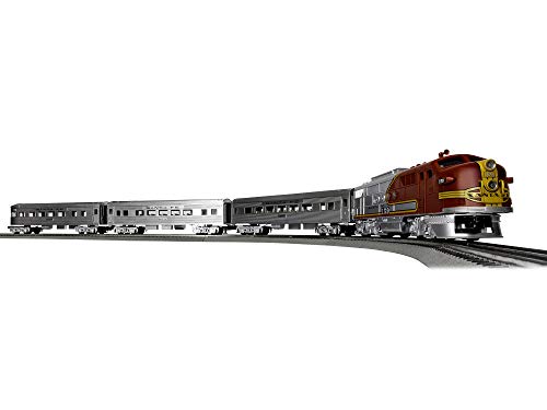 Lionel Santa Fe Super Chief LionChief Set with Bluetooth Capability, Electric O Gauge Model Train Set with Remote, Assorted