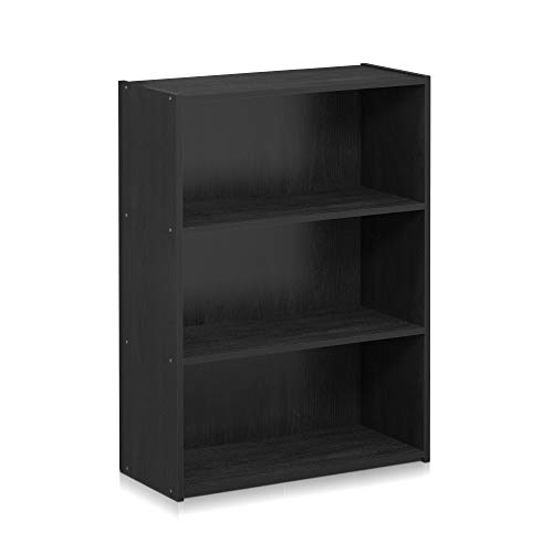 Furinno Pasir 3-Tier Open Shelf Bookcase, Americano