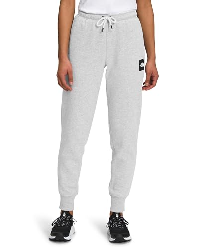 THE NORTH FACE Women's Box NSE Jogger (Standard and Plus Size), TNF Light Grey Heather/TNF Black, Medium