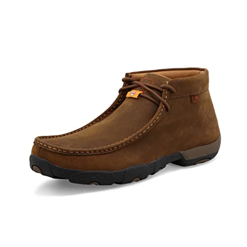 Twisted X Men's Work Chukka Driving Moc, Dark Brown, 14 M