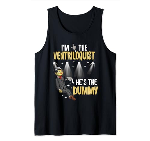 Ventriloquist Puppeteer Dummy Puppets Ventriloquist Dummy Tank Top