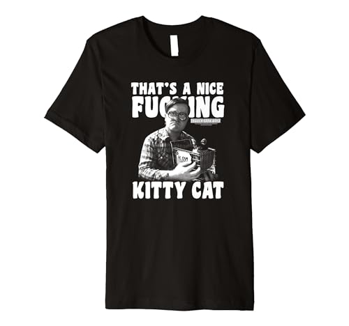 Trailer Park Boys Bubbles Kitty Cat Graphic Premium T-Shirt