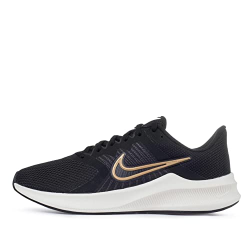 Nike Shoes Sneakers Downshifter 11 Women Running CW3413-002 - 8 - Black/MTLC COPPERCOIN-SAIL