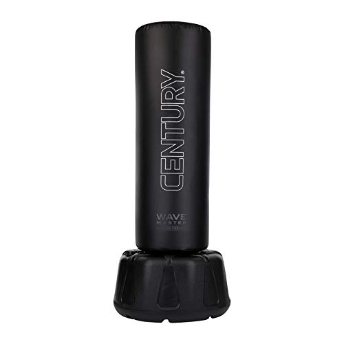 Century Wavemaster XXL Pro Freestanding Punching Bag for Adults - Black | Boxing Bag with Stand | Punching Dummy & Kickboxing Bag | Heavy Punching Bag | Martial Arts Kicking Bags | Adjustable Heights