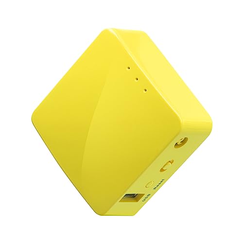 GL.iNet GL-MT300N-V2(Mango) Portable Mini Travel Wireless Pocket VPN WiFi Router - Access Point/Extender/WDS | OpenWrt | 2 x Ethernet Ports | OpenVPN/Wireguard VPN | USB 2.0 | 128MB RAM