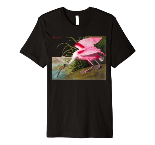 Audubon Spoonbill North American Birds Education Nature Premium T-Shirt