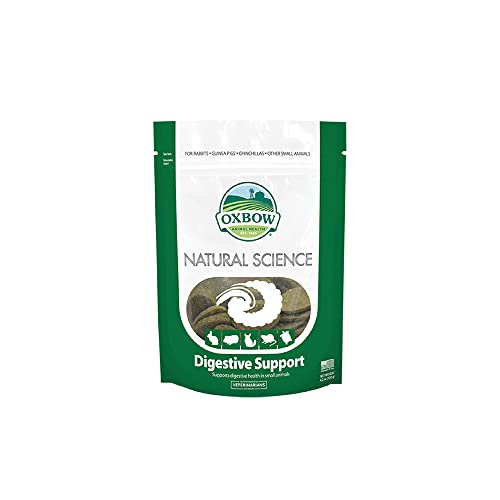 Oxbow Natural Science Digestive Supplement - High Fiber Supports Digestive Health in Chinchillas, Rabbits, Guinea Pigs and Other Small Animals- Made in the USA- Veterinarian Recommended - 4.2 oz.
