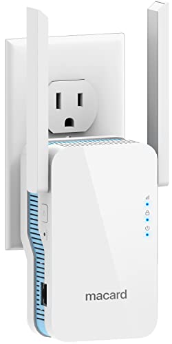 All-New2024 WiFi Extender 1.2Gb/s Signal Booster | Dual Band 5GHz & 2.4GHz, New Gen up to 4X Faster, Longest Range Than Ever Super Antennas, Signal Amplifier w/Ethernet Port, Alexa Compatible