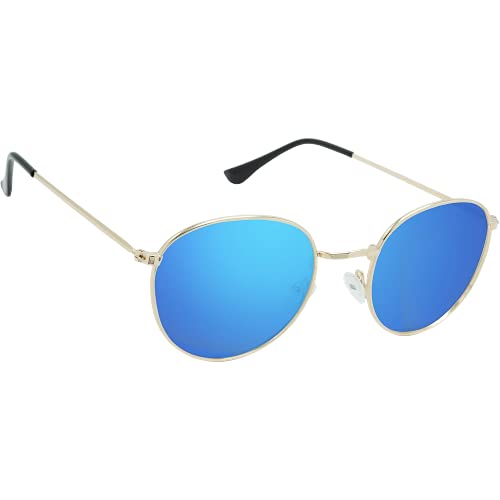 Nectar Sunglasses - Greenwich Gold Metal/Blue