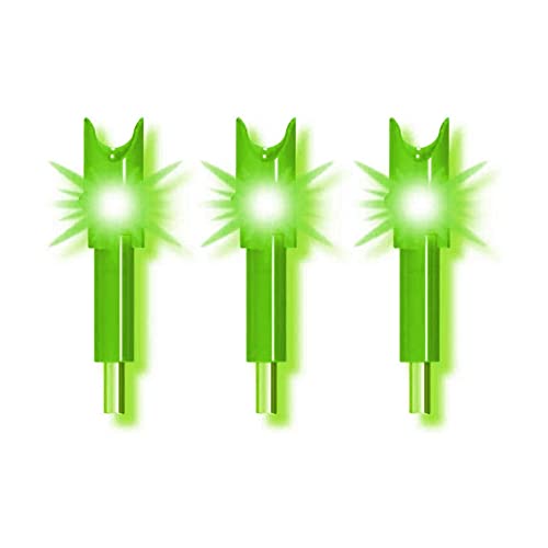 TenPoint Alpha-Brite Lighted Crossbow Nock - Pack of 3 - for Use with Most Wicked Ridge, Horton Innovations Crossbows (Does Not Include Nitro 505)