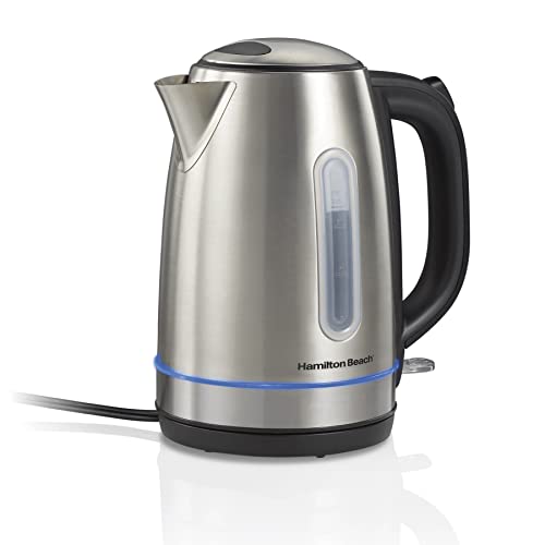 Hamilton Beach 1.7L 1500W Cordless Electric Kettle with Auto Shutoff and Boil-Dry Protection