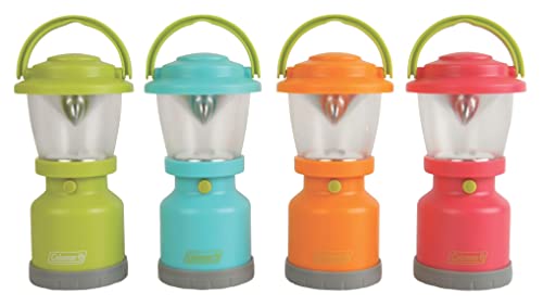 Coleman Kids Adventure Mini LED Lantern, Handheld Lantern for Children Runs Up to 16 Hrs, Lifetime LED Bulbs Never Needs Replacing, Water-Resistant Design (Colors May Vary)