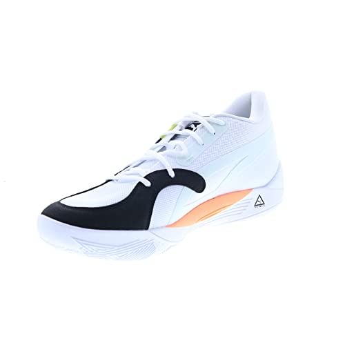 Puma Mens TRC Blaze Court White Athletic Basketball Shoes 8.5