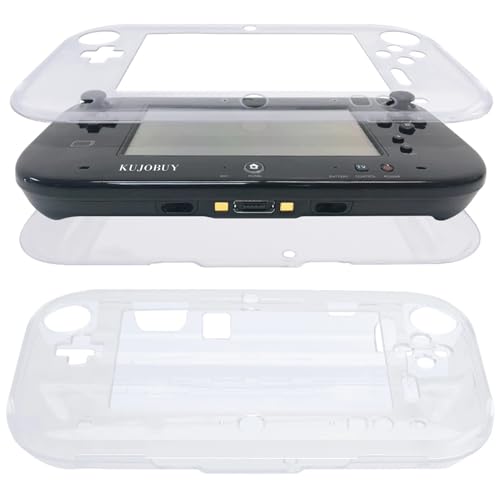 Clear Crystal Hard Skin Case Cover for Nintendo Wii U Gamepad Remote Controller Scratch-resistant Protective Cover Controller Protection