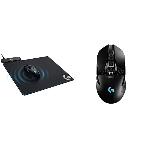 Logitech G Powerplay Wireless Charging System for G703, G903 Lightspeed Wireless Gaming Mice with G903 Lightspeed Wireless Gaming Mouse W/Hero 16K Sensor