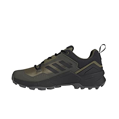 adidas Terrex Swift R3 Gore-TEX Hiking Shoes Focus Olive/Core Black/Grey Five 8 D (M)