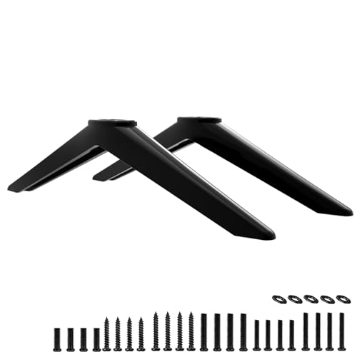 TV Legs for TCL Roku TV Stand Legs, Universal for TCL 28' 32' 40' 43' 49' 50' 55' 65' Roku Smart TV, Replacement Legs for TCL TV Legs 65S555 55S401 50S546 50S423 43S431 40S325 28S405 with Screws