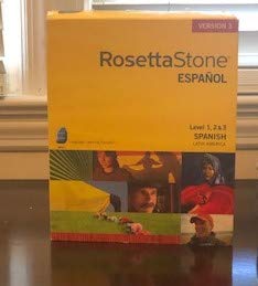 Rosetta Stone Espano Level 1, 2, 3 Spanish Latin America Version 3
