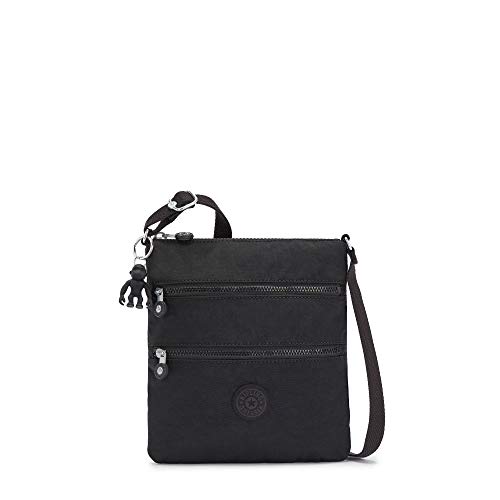 Kipling Keiko Mini Crossbody Bag, Black Noir, 8'L x 9'H x 1.25'D