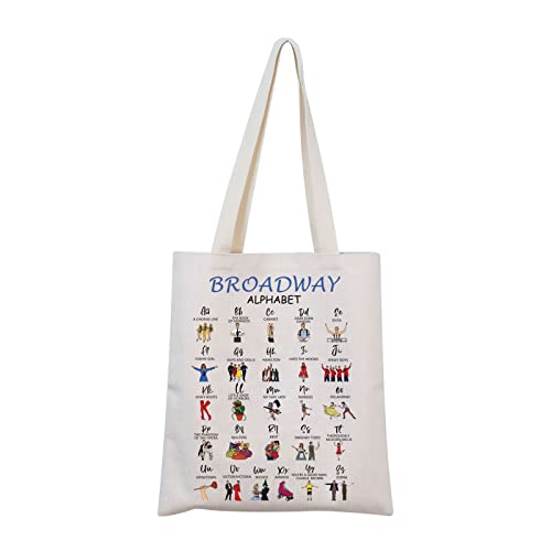 MNIGIU Broadway Musical Tote Bag Broadway / Musical Merchandise Lover Gift (Shopping bag)