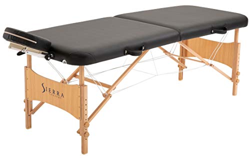 Sierra Comfort Preferred Portable Massage Table (Black), SC-501A