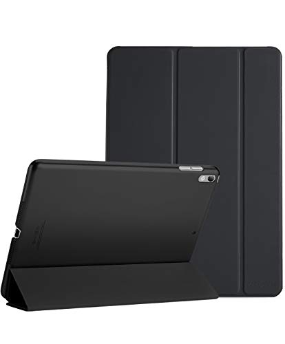 ProCase Smart Case for 10.5” iPad Air 3rd Generation 2019 / iPad Pro 2017, Slim Stand Cover with Translucent Frosted Back for iPad Air 3 -Black