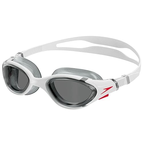 Speedo Unisex Biofuse 2.0 Swimming Goggles (White/Smoke)