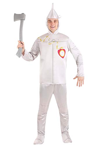 Rubie's mens Wizard of Oz 75th Anniversary Edition Tin Man adult sized costumes, Silver, One Size US