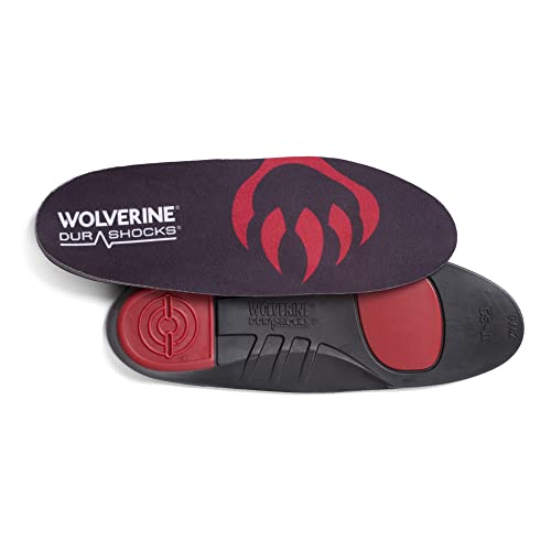 Wolverine Men's Durashocks Insole, Black, M US10 / EU43